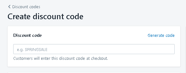 Discount Codes